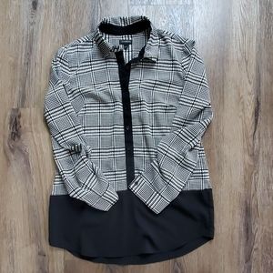 Houndstooth Blouse